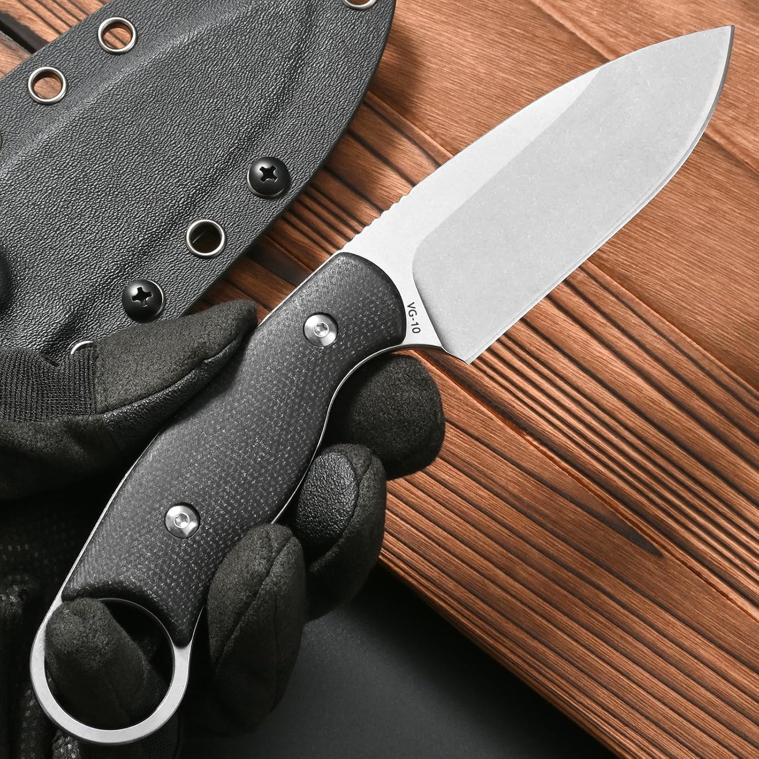 Bushcraft Knife Fixed - Coltello a lama fissa Eafengrow FF116