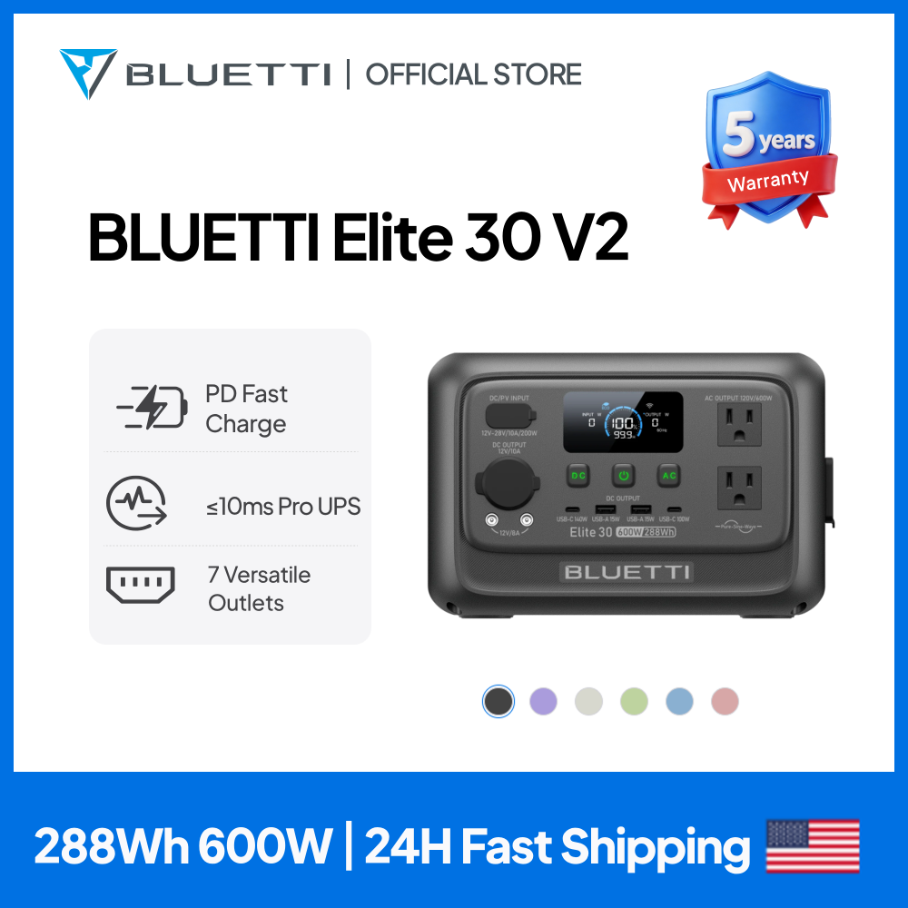 【Rinnovato】BLUETTI Elite 30 V2 - Solar Emergency Charger recensione e prezzo